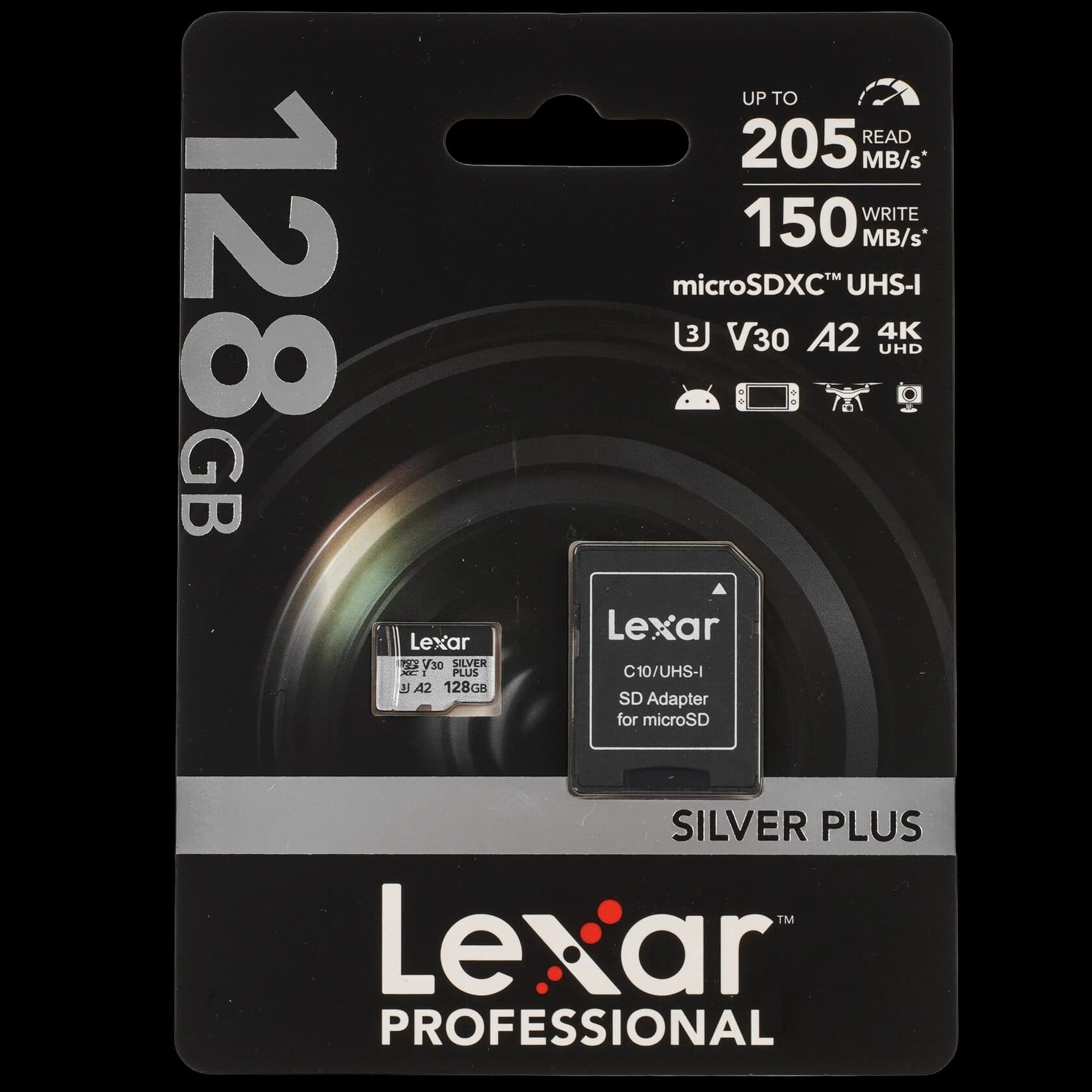 Карта памяти MicroSD Lexar SILVER PLUS 128 ГБ