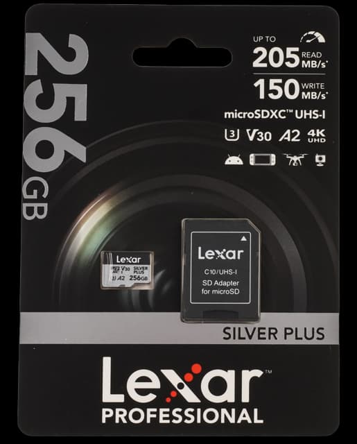 Карта памяти MicroSD Lexar SILVER PLUS 256 ГБ