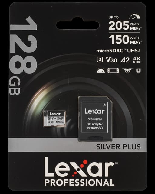 Карта памяти MicroSD Lexar SILVER PLUS 128 ГБ